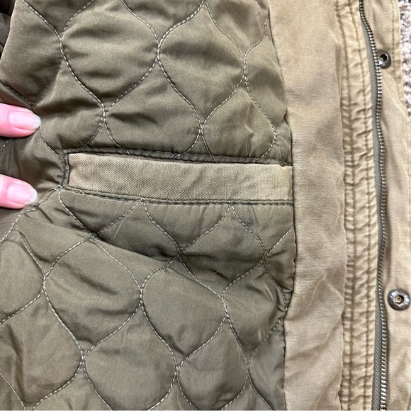 Levi’s Canvas Quilted Utility Trucker Jacket Brown Size XXL - Picture 7 of 11